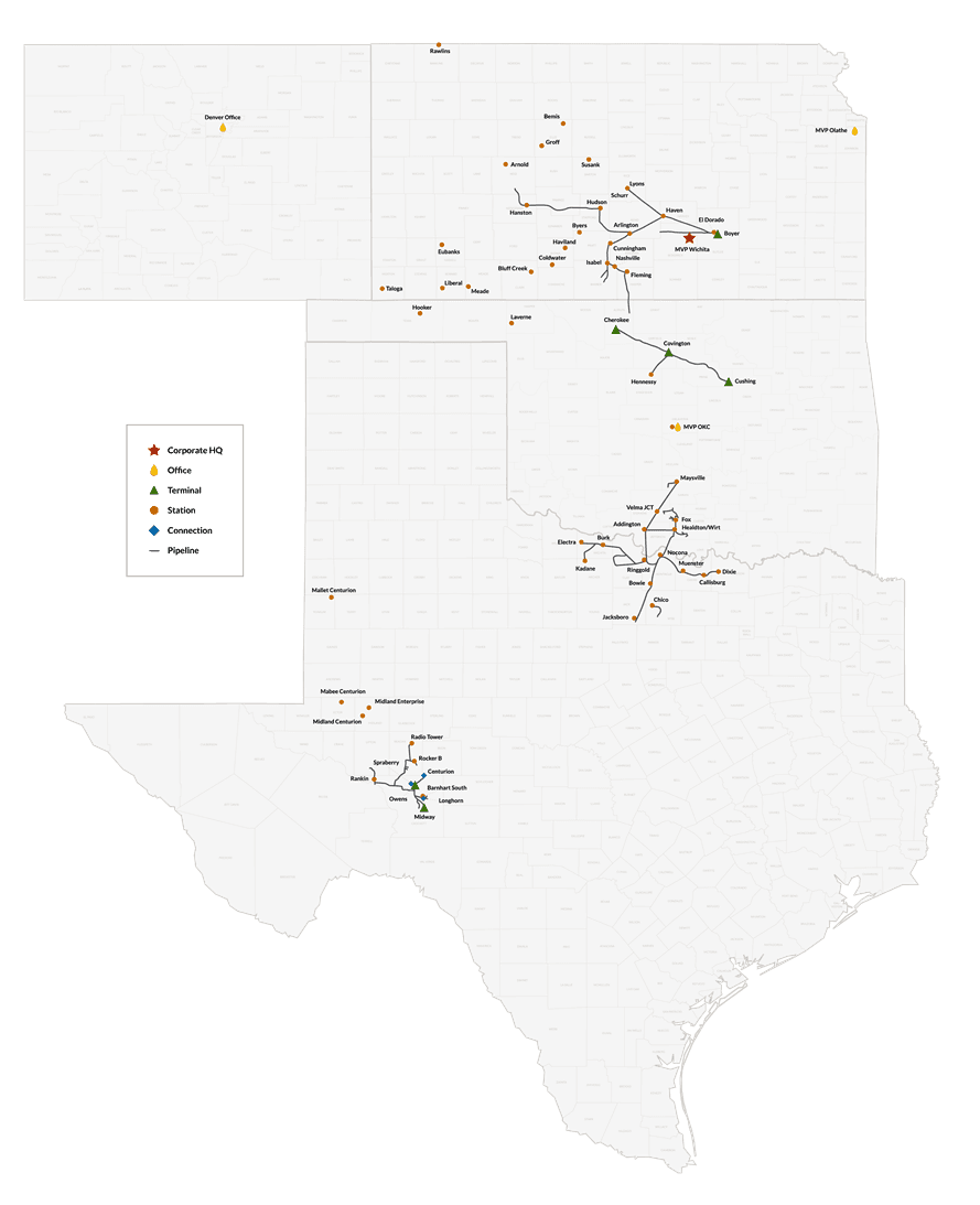 MVP operations map